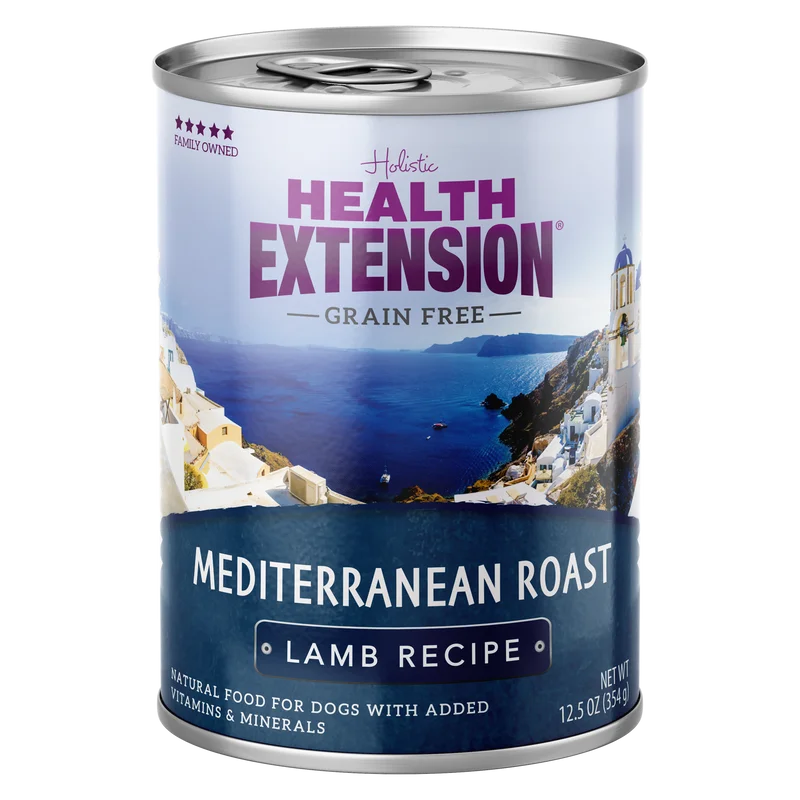 Health Extension Mediterranean Roast Lamb Recipe Wet Dog Food