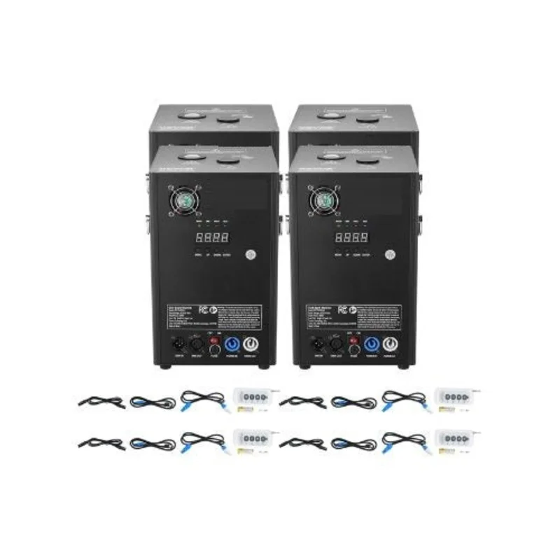 Heavy Duty 700W Indoor Cold DMX Controlled Spark Stage Effect Fountain Machines with Portable Handle Set Of 4