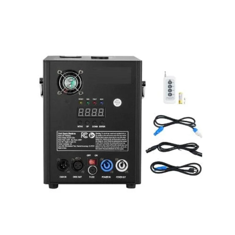 Heavy Duty Aluminum Adjustable Height Stage 500W Cold Spark Stage Fountain Machine With DMX Control