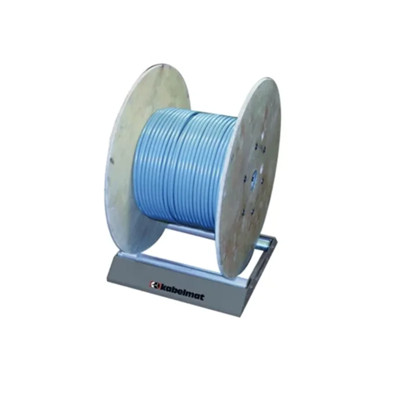 Heavy-Duty Cable Drum Unwinder for Efficient Cable Spooling and Handling - 140kg Load Capacity