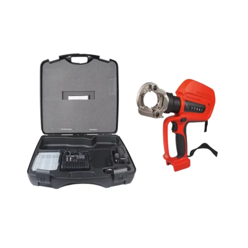 Heavy-Duty Hydraulic Crimping Tool with Case for Cable Termination