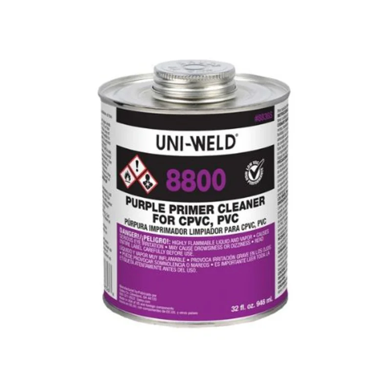 Heavy Duty Purple Primer For PVC Pipe And Fittings Purple G8836S