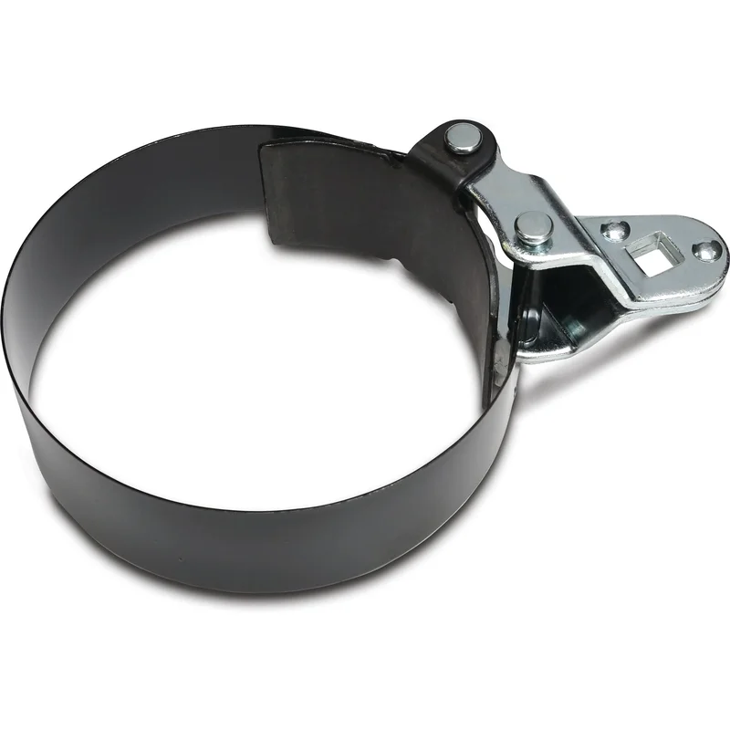 Heavy-Duty Square Drive Band-Type Oil Filter Wrench 4-21/32" to 5-5/32"