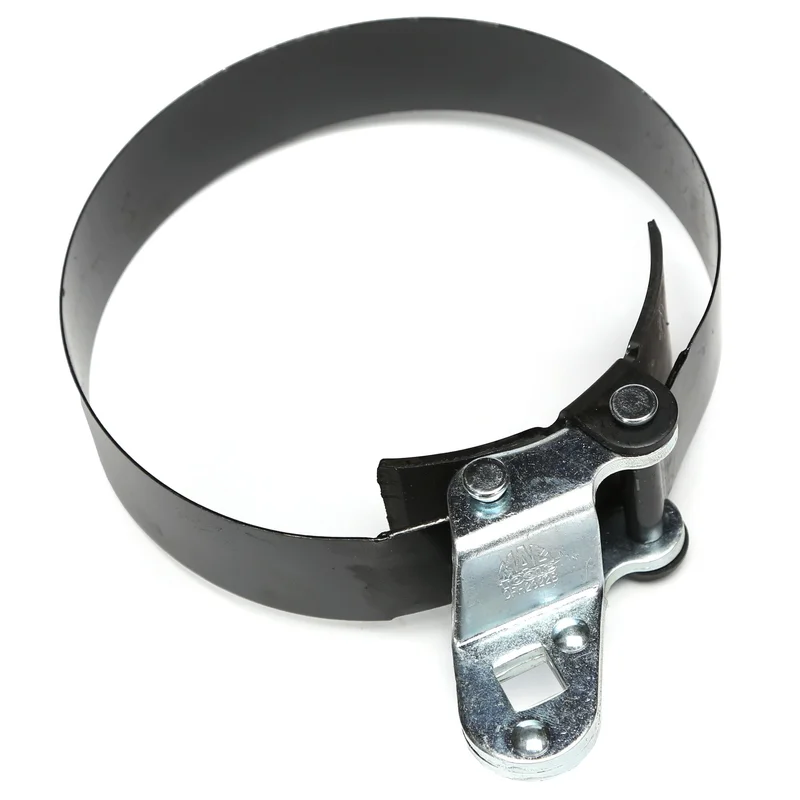 Heavy-Duty Square Drive Band-Type Oil Filter Wrench 5-5/32" to 5-21/32"