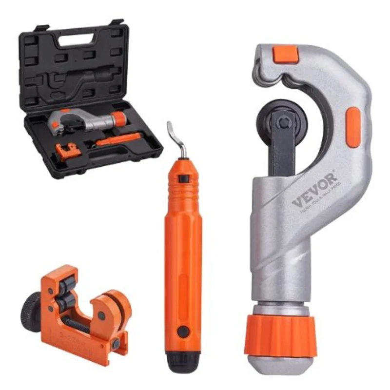 Heavy Duty Tubing Cutter Set for Stainless Steel Copper Aluminum Plastic Pip (3PCS)