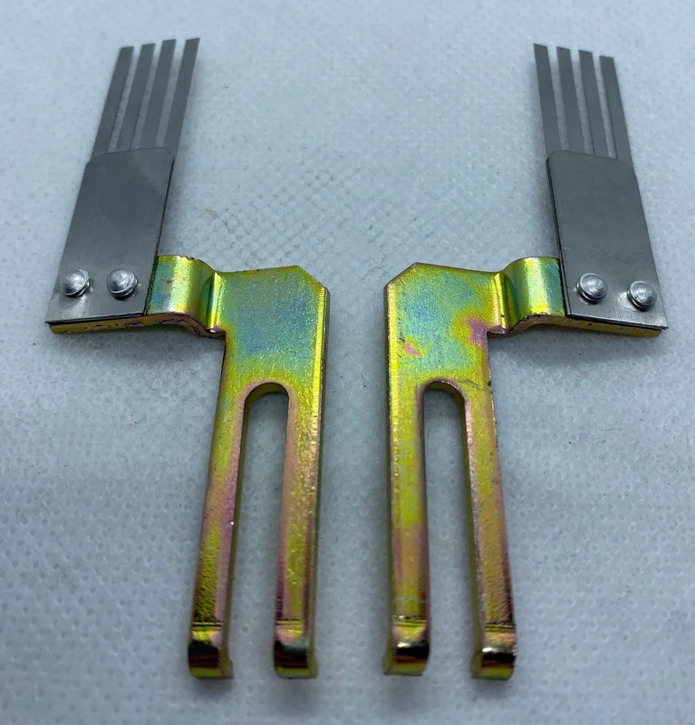 Heidelberg SM52/74 Left and Right Frame Forked Sheet Separator Pair