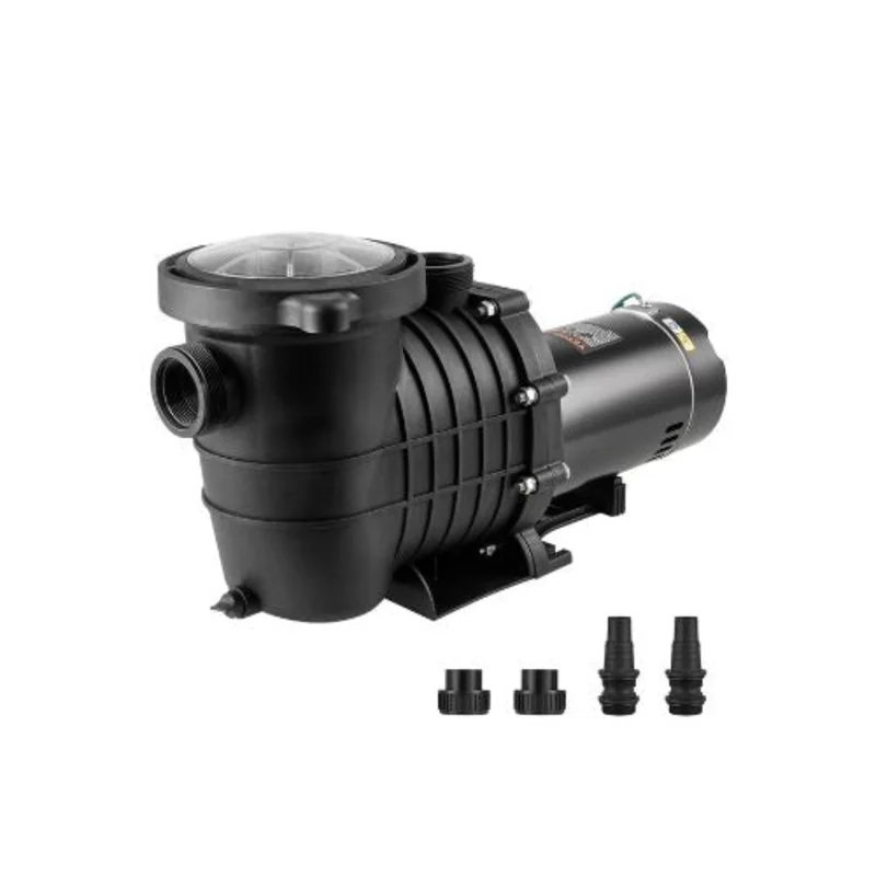 High-Performance Dual Voltage 1.5 HP Above Ground Pool Filter Pump with Strainer Basket