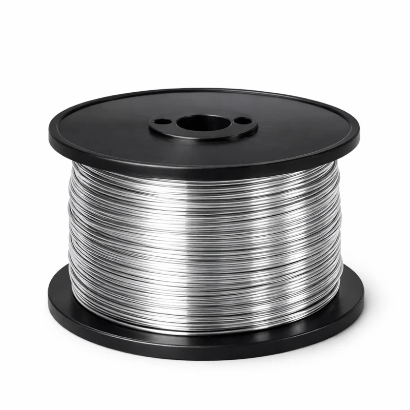 High-Quality 50lb Bare Solid Aluminum Wire on Convenient Plastic Reel