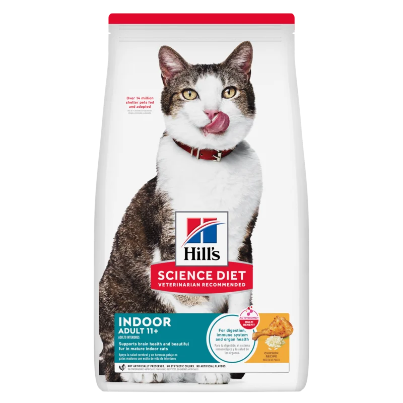 Hill's Science Diet Adult 11+ Indoor Chicken Recipe Cat Food