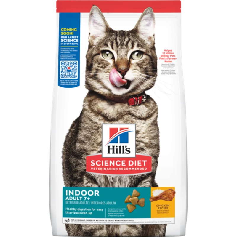 Hill's Science Diet Adult 7+ Indoor Chicken Recipe Cat Food