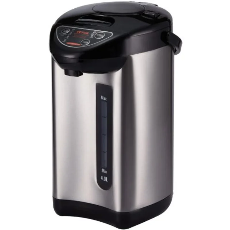 Hot Water Dispenser Adjustable 4 Temperatures 304 Stainless Steel Countertop Heater 3-Way Dispense for Tea Coffee & Baby Formula 4L/135 oz"