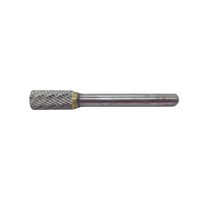 HTC SA-3 Double Cut Cylindrical Carbide Burr 1/4" SH, 3/8" D, 3/4" CL