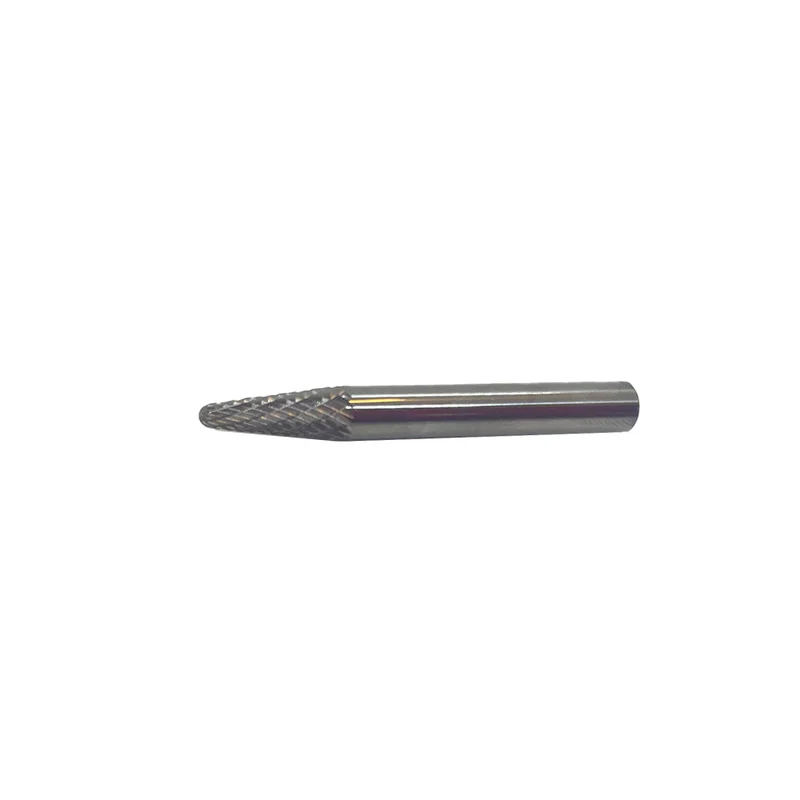 HTC SL-1 Double Cut Carbide Burr 1/4" SH, 1/4" D, 5/8" CL