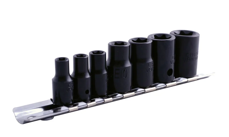 Impact Star Socket Set 3/8"D 1/4"D 7pc 0897