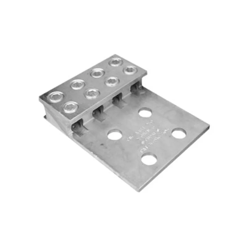 Industrial Aluminum Connector Lug 4 Conductor 800 MCM350 MCM Multi Hole 90967