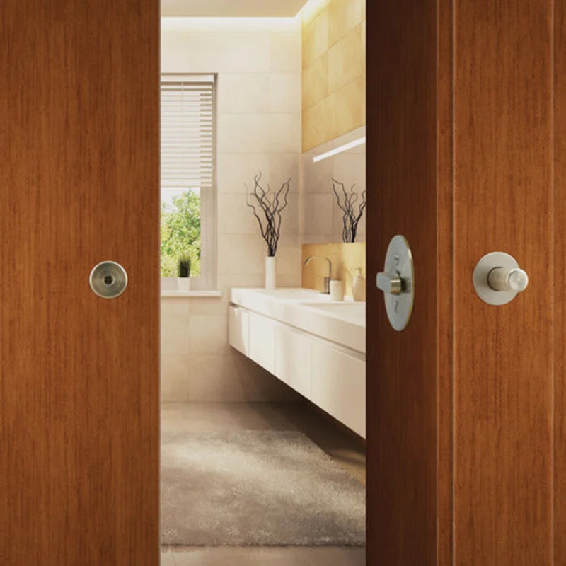 INOX(TM) BL100 Privacy Lock for Sliding Barn Door Black