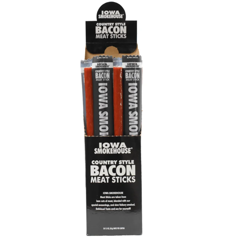 Iowa Smokehouse Country Style Meat Sticks Bacon