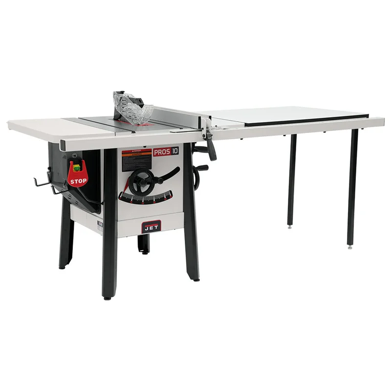 JET JPS-10 ProShop II 1.75HP 10" Table Saw w/Steel Wings (52" Rip)