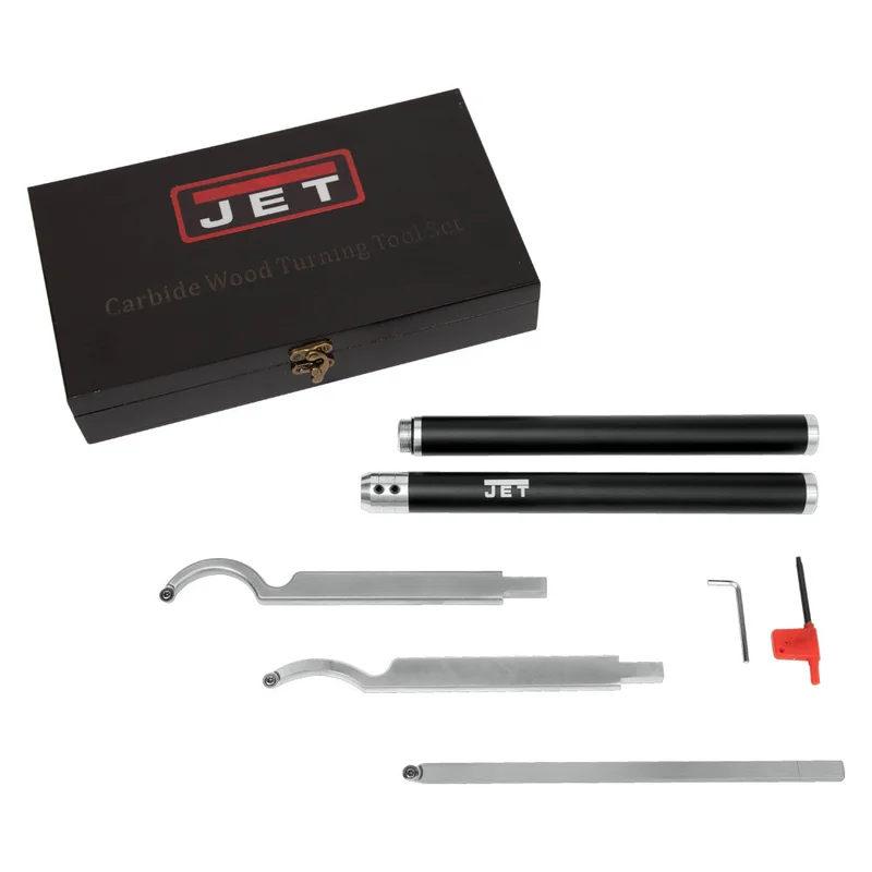 JET Woodturning Carbide Hollowing Chisels 5-Piece Set
