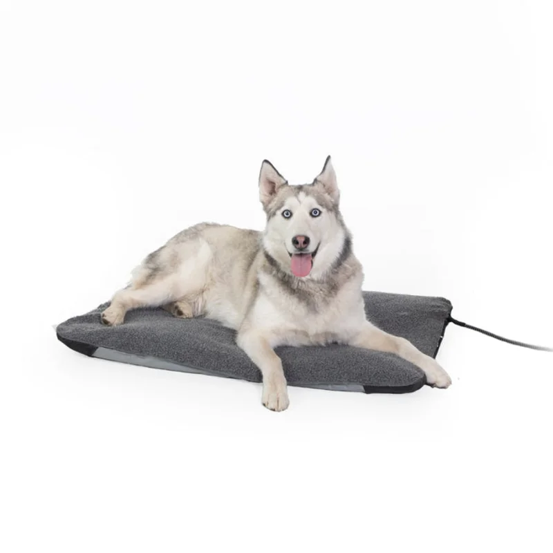 K&H Lectro-Soft Outdoor Heated Pet Bed Gray