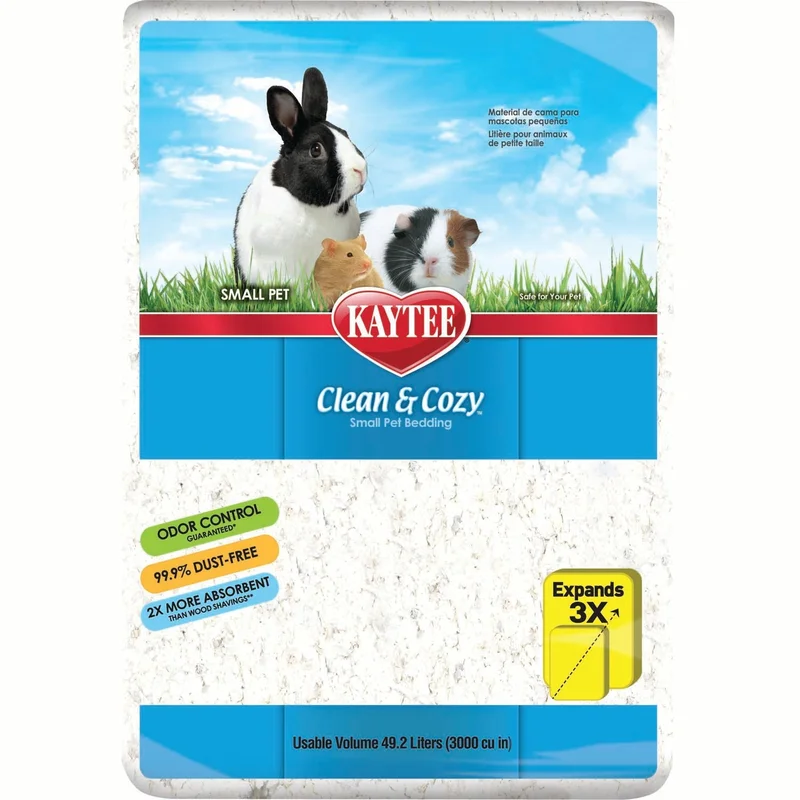 Kaytee Clean & Cozy Small Animal Bedding WHITE