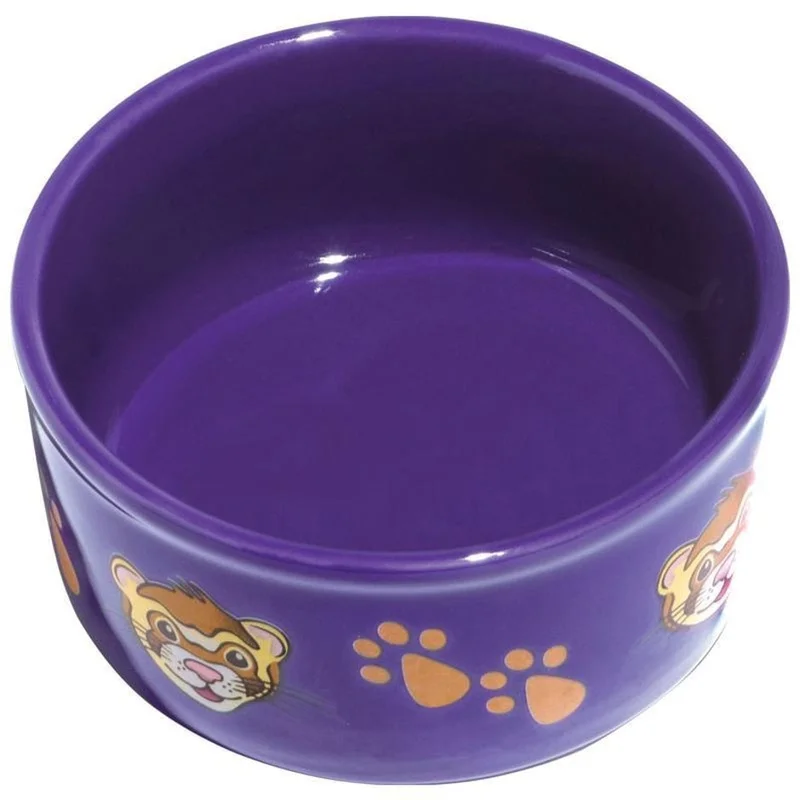 KAYTEE PAW-PRINT PETWARE BOWL FERRET ASSORTED