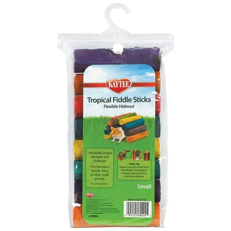 Kaytee Tropical Fiddle Sticks Hideout Multi