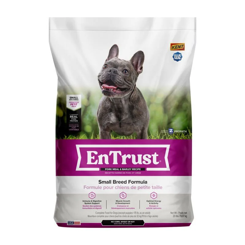 Kent Blue Seal Entrust Formula Pork Meal and Barley Dog Food