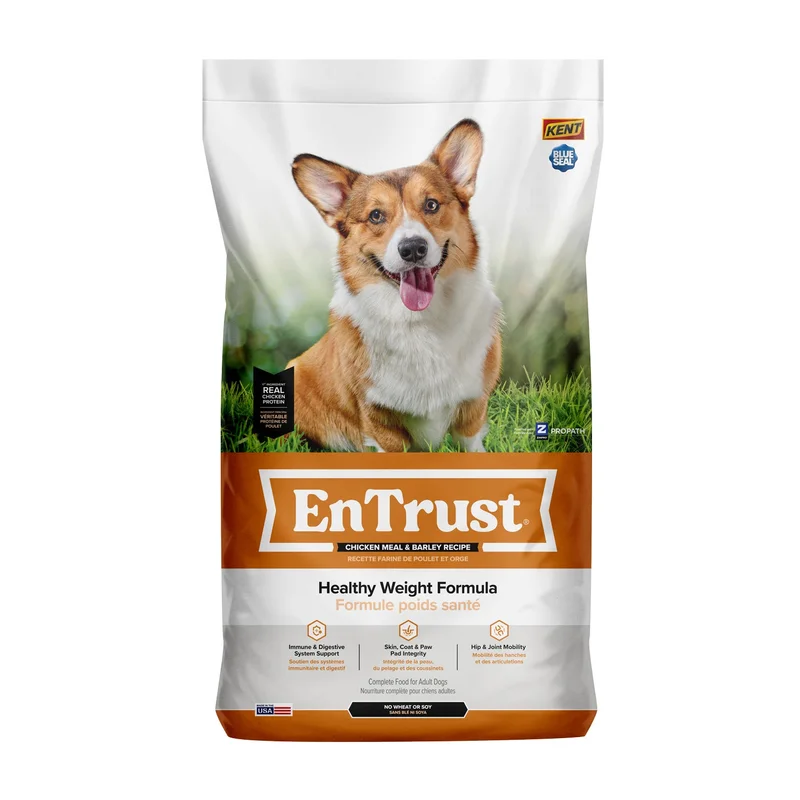 Kent Blue Seal EnTrust Healthy Weight Chicken Meal & Barley Recipe Dog Food