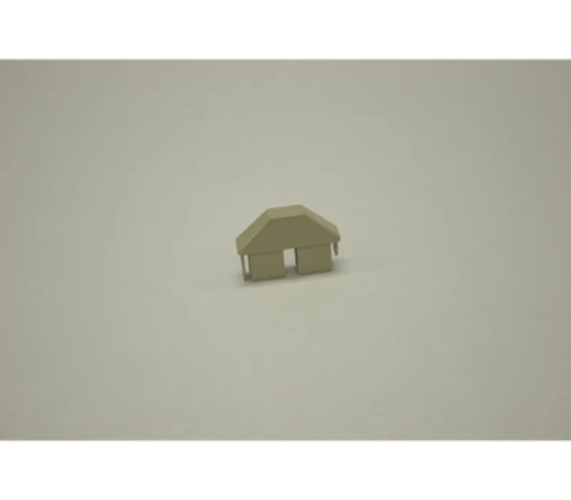 Khaki Dog Ear Cap 7/8" x 3"