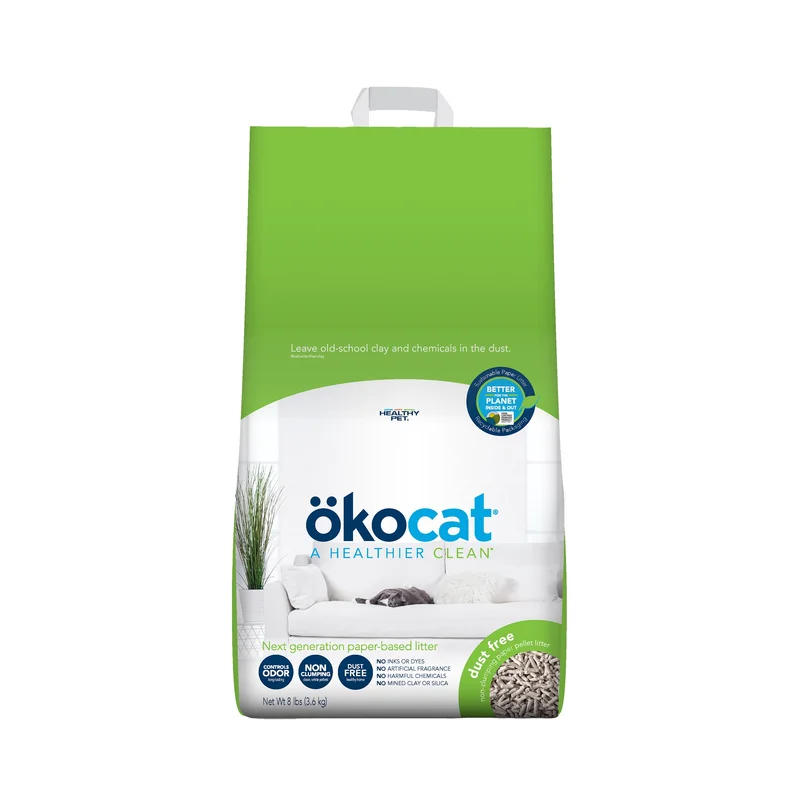 kocat Dust Free Non-Clumping Paper Pellet Cat Litter