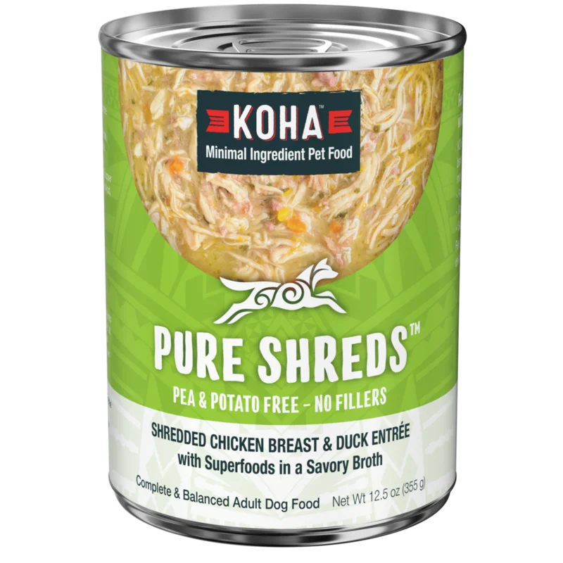 KOHA Dog GF Shredded Chicken Duck 12.5oz