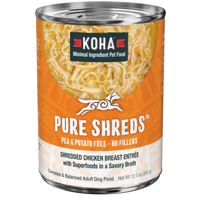 KOHA Dog GF Shredded Chicken Pumpkin 12.5oz