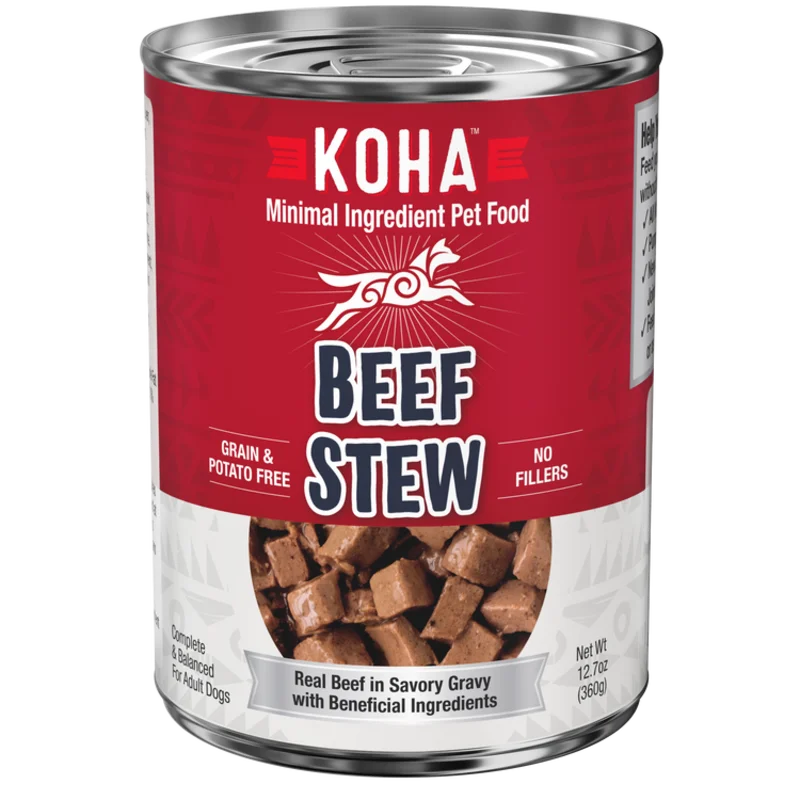Koha Minimal Ingredient Beef Stew for Dogs