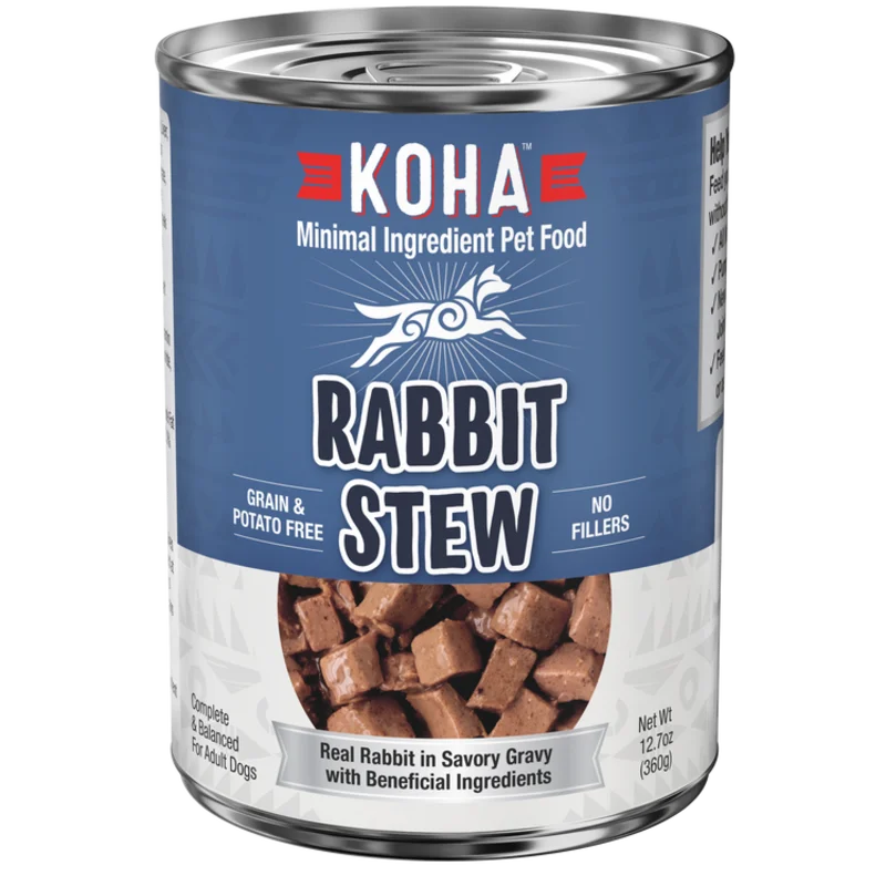 Koha Minimal Ingredient Rabbit Stew for Dogs