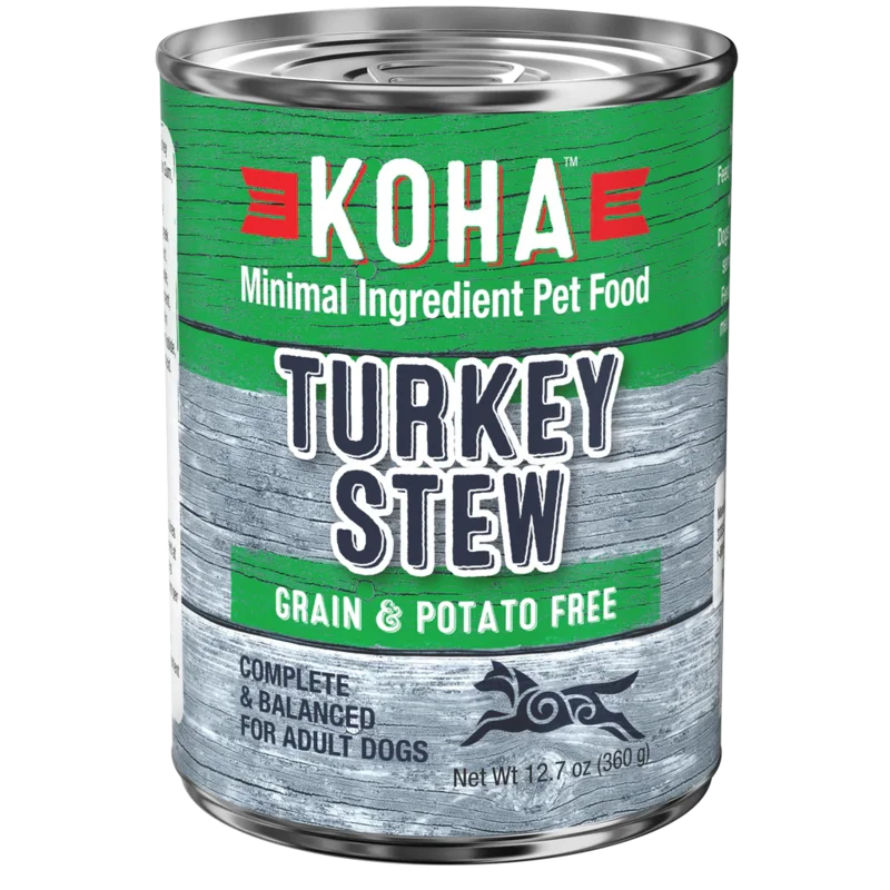 Koha Minimal Ingredient Turkey Stew for Dogs