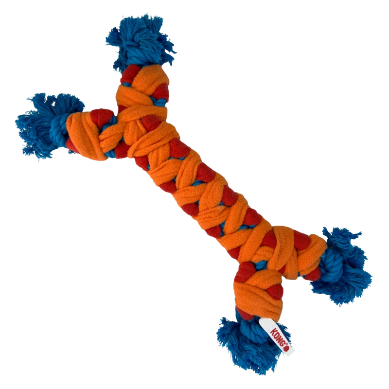 KONG Rope Rally Bone Dog Toy