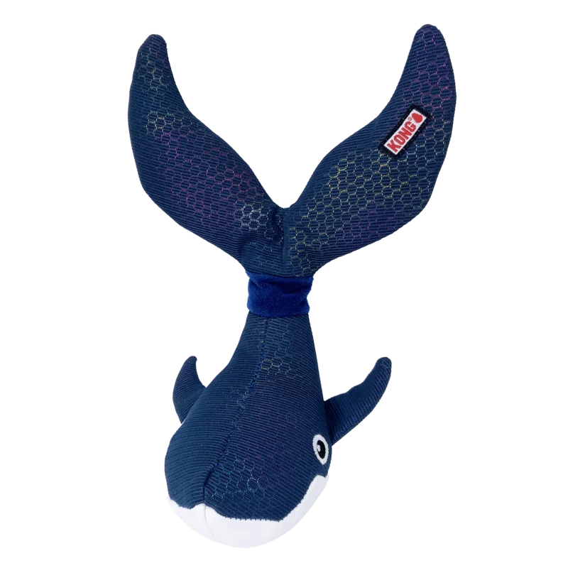 KONG Shakers Shimmy Whales Dog Toy
