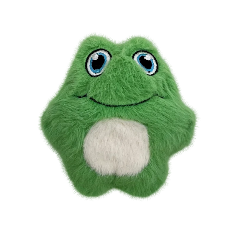 KONG Snuzzles Kiddos Mini Frog Squeaker Dog Toy