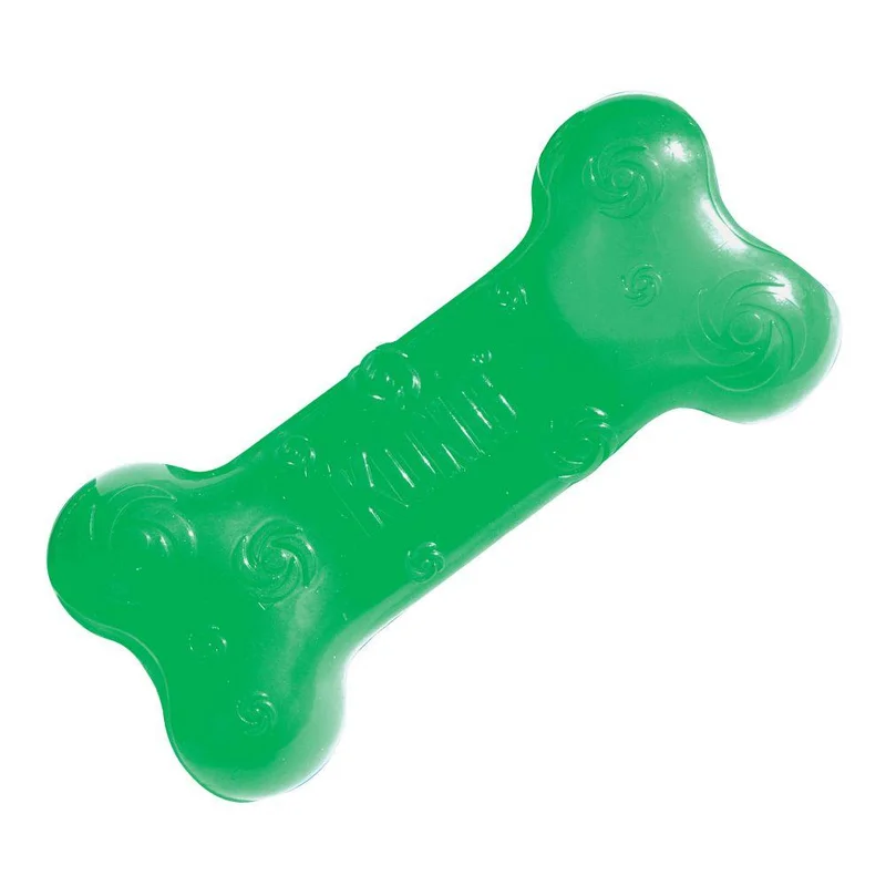 KONG Squeezz Bone Dog Toy Purple