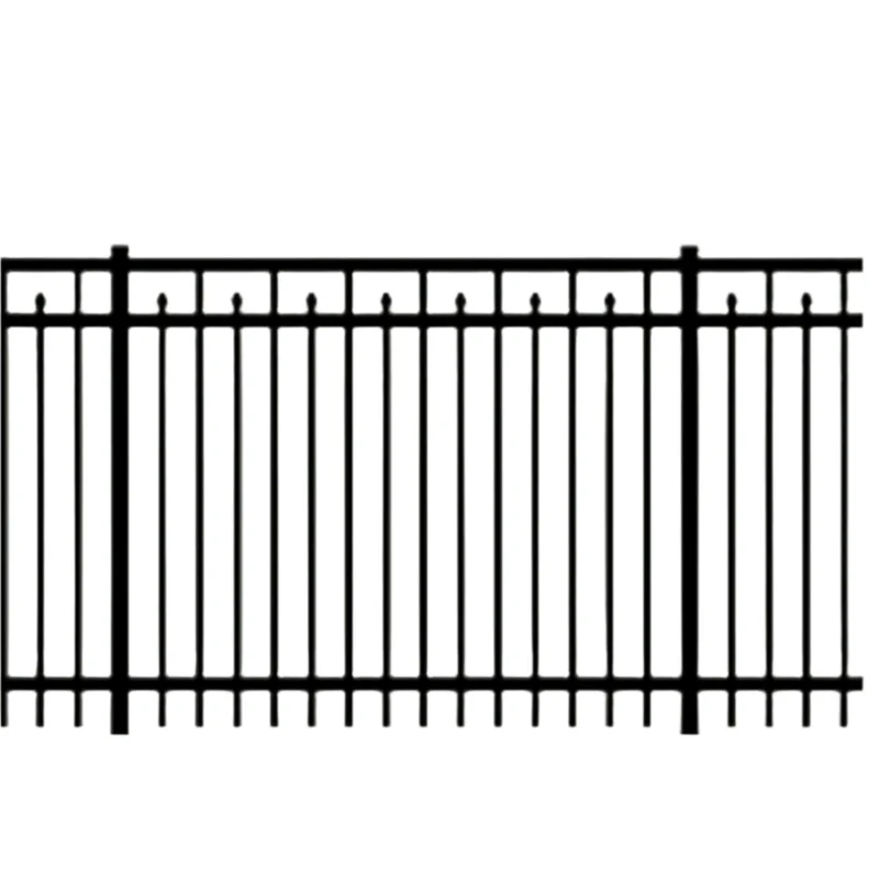 Labrador Residential Aluminum Fence Panel Black
