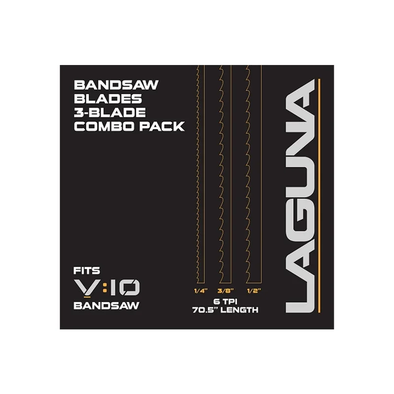 Laguna Band Saw Blade Combo Pack for V:10