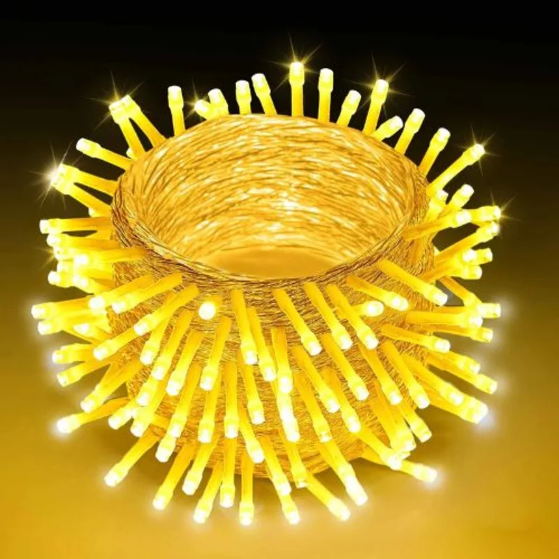 LED Christmas String Lights Waterproof for Tree Yard Patio Decoration Outdoor with 8 Modes