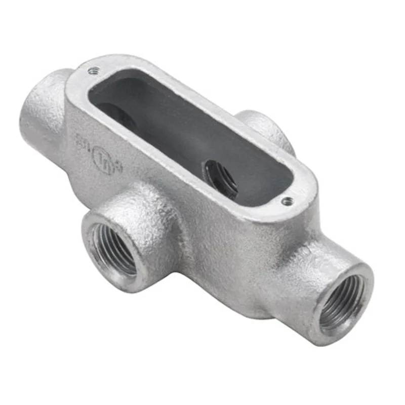 Leviton 1-1/4" Rigid Conduit Bodies Malleable Iron Threaded X Type X4M (Pack of 5)