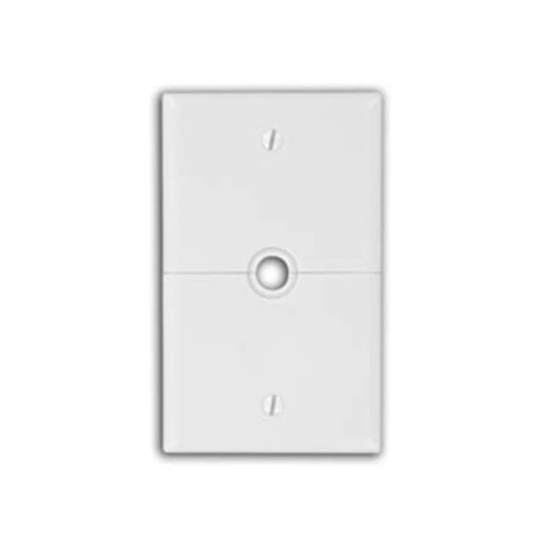 Leviton 1 Gang 625 Inch Hole Device Telephone Cable Wallplate Ivory N751-I