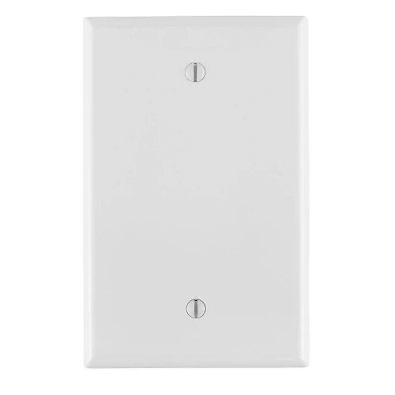 Leviton 1 Gang Blank Wallplate Midway Size White PJ13-W
