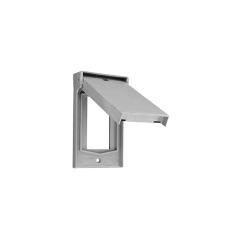 Leviton 1-Gang Decora/GFCI Device Decora Wallplate 4998-GY
