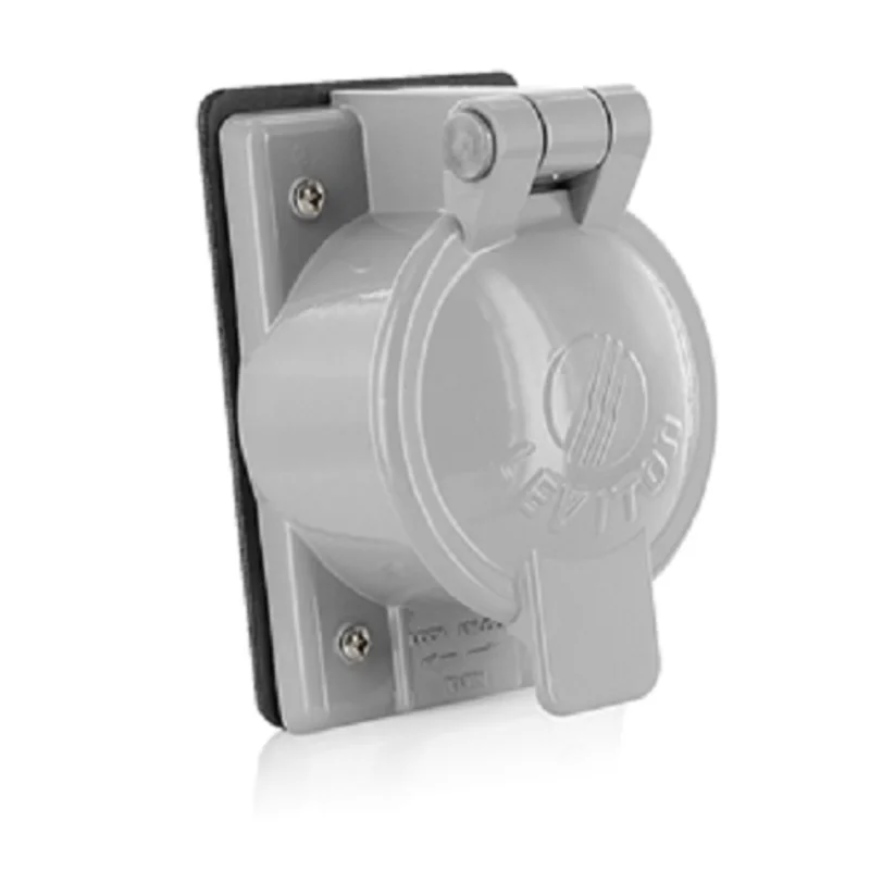 Leviton 1-Gang Receptacle Cover Plate 7770