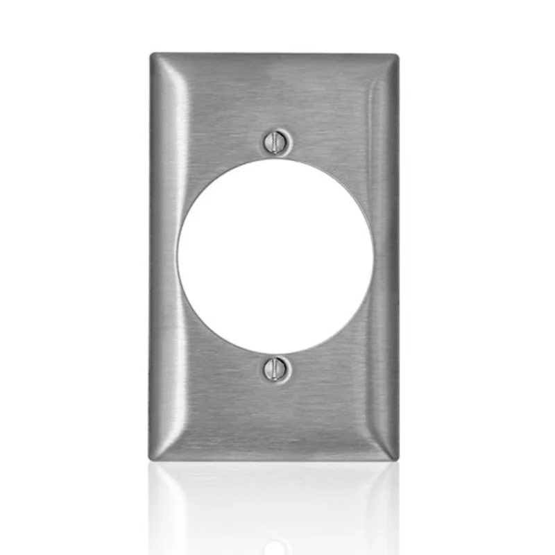 Leviton 1 Gang Wallplate 2.15 Opening Wallplate C Series Stainless Steel SS723-40
