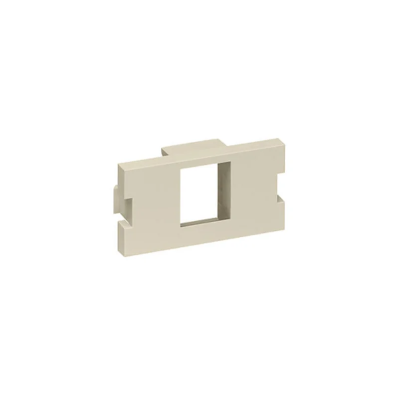 Leviton 1 Port MOS Quickport Adapter 1 Unit High Ivory 41291-1MI